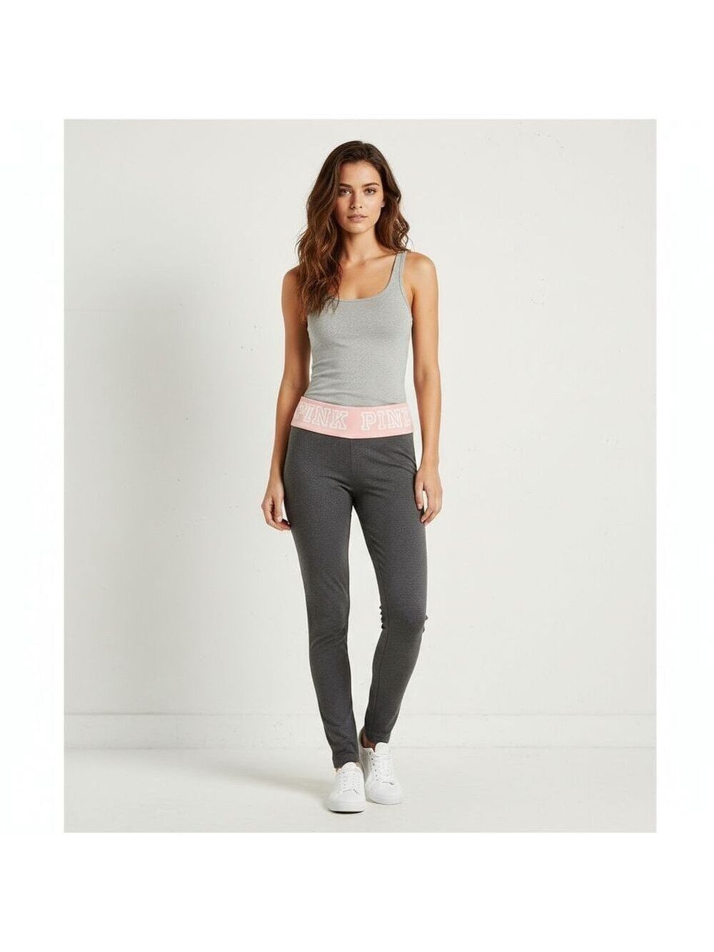 Pink Victoria's Secret Fold Over Yoga Pants X Small Y2K